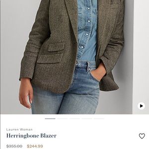 Ralph Lauren Herringbone Blazer